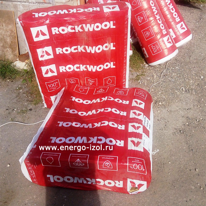 фото упаковка цилиндры минераловатные rockwool 100