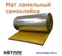 Самоклеющийся ламельный мат XOTPIPE LM Fix 35