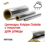 Цилиндры теплоизоляционные для изоляции труб Хотпайп Аутсайд c покрытием для улицы