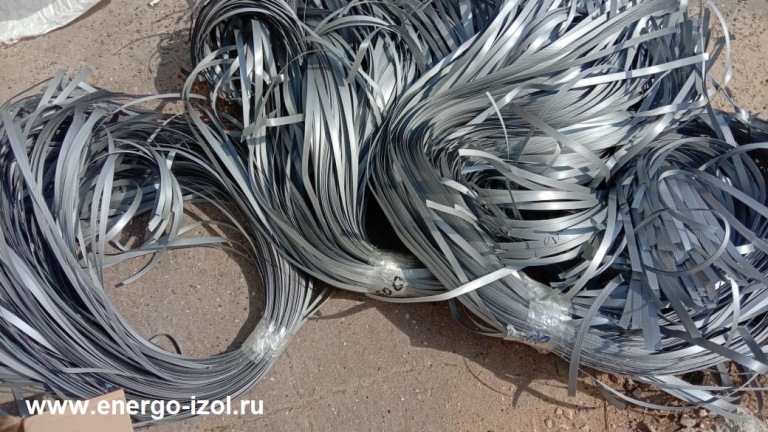 Хомуты для монтажа ППУ Скорлуп нарезанные в размер
